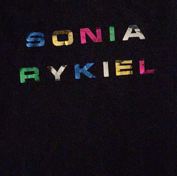 Black sonia rykiel Paris tee shirt girls 14 - Picture 2 of 2